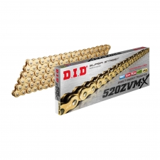 D.I.D X-Ring Kette 520ZVM-X, gold/gold