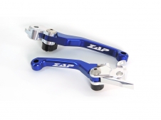 ZAP Competition Flex Hebel Set für KXF250 13-, KXF450 13-18, blau